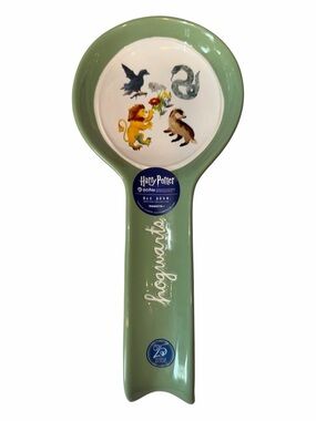 New 2026 Rae Dunn x Harry Potter Hogwarts Ceramic Spoon Rest Sage Green 25 Years